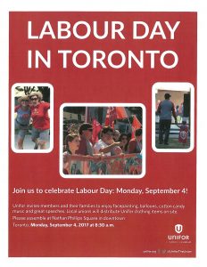 Toronto Labour Day Parade Info Pkg - 2017 3