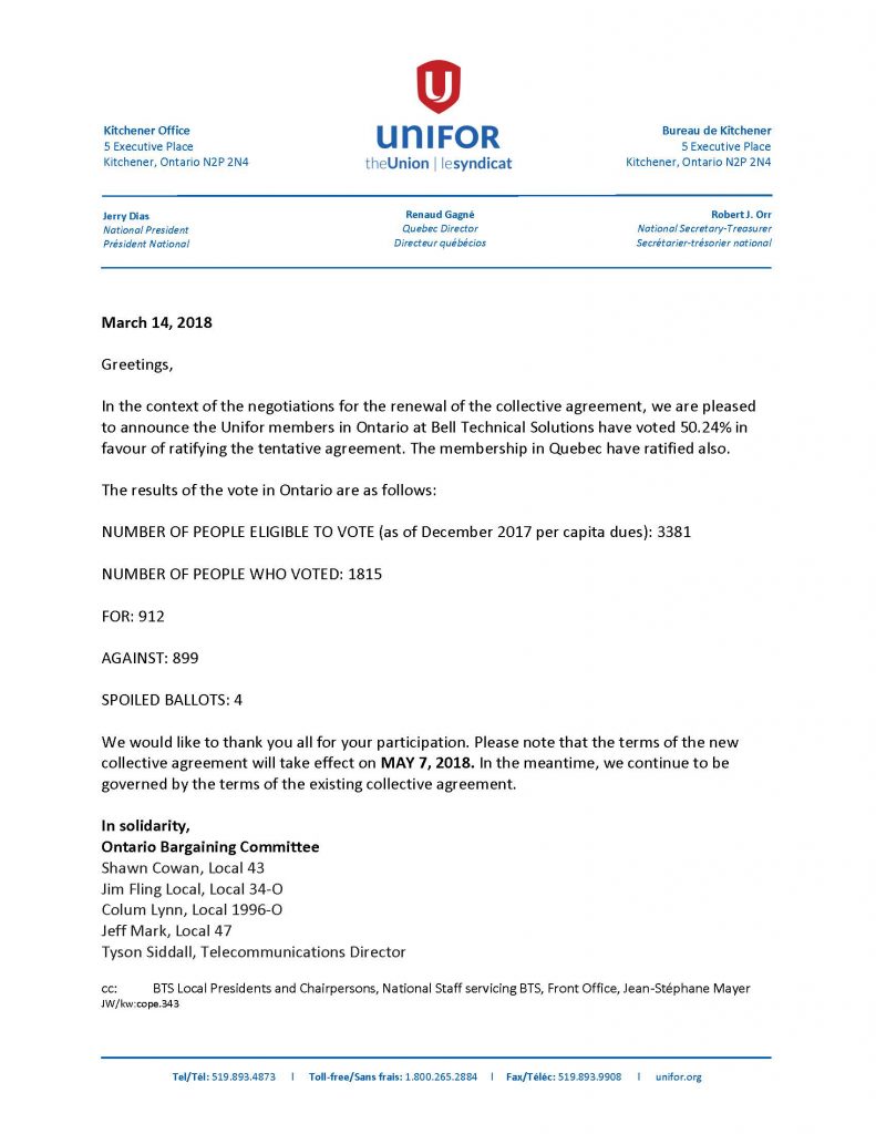 BTS Ratification