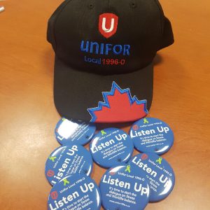 Listen up button