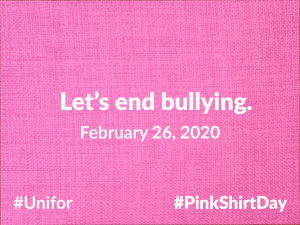 Pink Shirt Day 2020