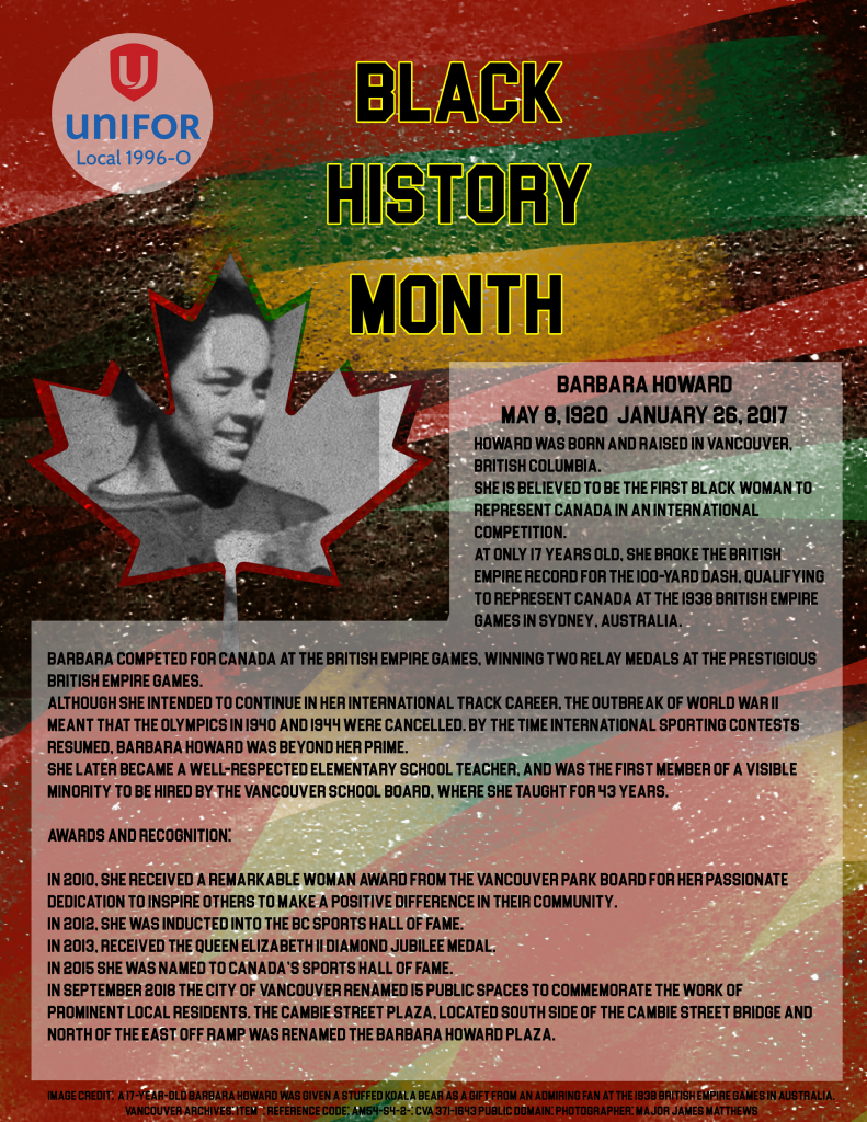 Black History Month - Barbara Howard (1)