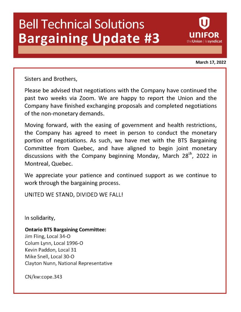 BTS 2022 Bargaining Bulletin 3 March 17 ENG