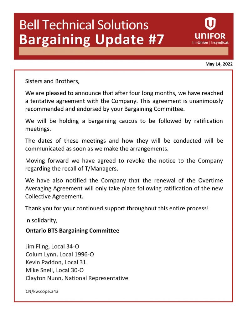 BTS 2022 Bargaining Bulletin 7 May 14 ENG