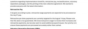 BTS Contract Implementation Update